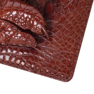 Ví Da Cá Sấu Móng Chân 1 mặt DPVS-501N