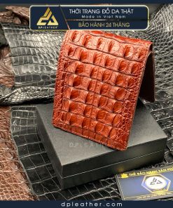 Ví da cá sấu gai lưng