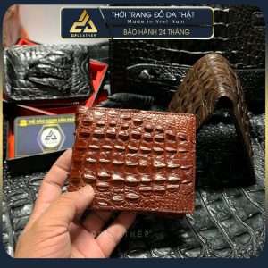 Ví da cá sấu gai lưng cao cấp