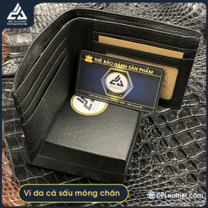 Ví da cá sấu 1 mặt