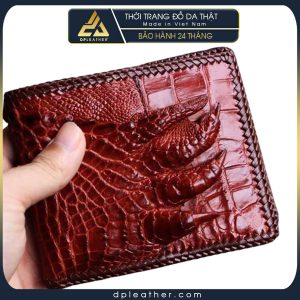 Ví da cá sấu Móng chân cá sấu ngăn trong