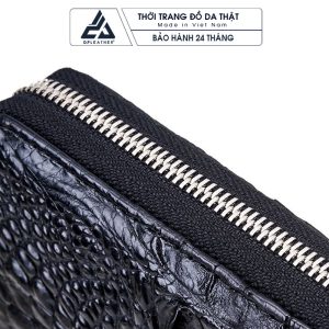 Cluth cầm tay da cá sấu cao cấp 1 khóa