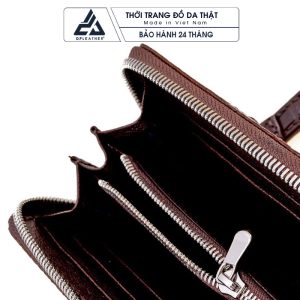 Cluth cầm tay da cá sấu cao cấp 1 khóa