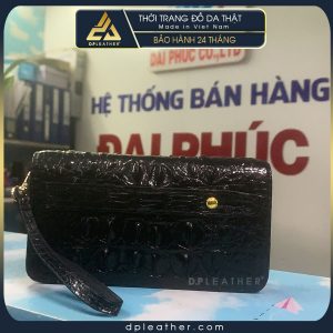 Ví dài nam clutch cầm tay da cá sấu 1 khóa