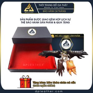 Bộ sản phẩm đồ da DP Leather kèm hộp + quà tặng