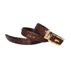 Thắt lưng nam da cá sấu liền gai lưng bản 4cm
