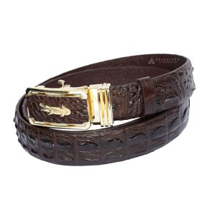 Thắt lưng da cá sấu nam dây liền bản 4cm