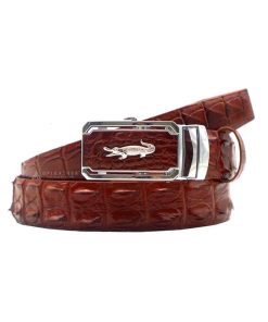 Thắt lưng da cá sấu nam dây liền bản 4cm
