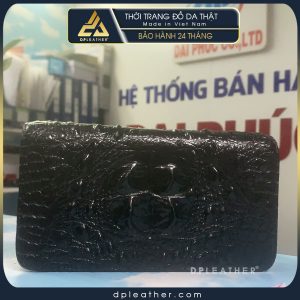 Ví dài nam clutch cầm tay da cá sấu 1 khóa