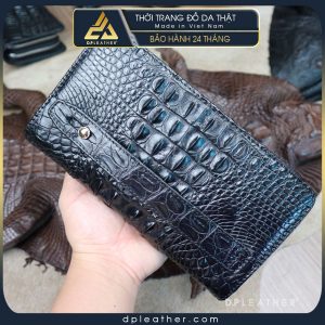 Ví Clutch cầm tay nam 2 khóa thiết kế nhỏ gọn dễ cầm tay