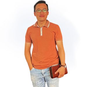 Ví cầm tay Clutch da bò Pullup 2 khóa