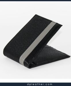 Ví da bò taigai màu đen