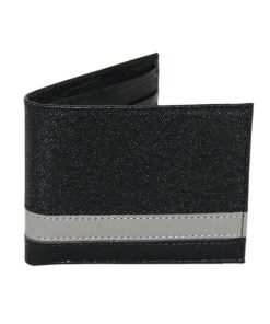 Ví da bò taiga sọc dáng ngang DVB-TG02N-BK Màu đen