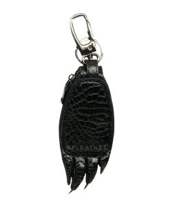 Bao da đựng khóa xe hơi da cá sấu móng chân DMKX-501