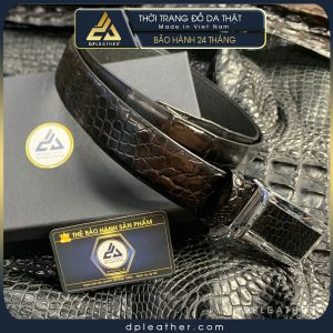 Dây nịt da cá sấu nam da bụng DP Leather