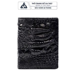 Ví da cá sấu móng chân 2 mặt dáng đứng DVCS-502D